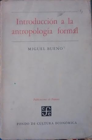 Introducción a la antropología formal