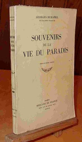 Image du vendeur pour SOUVENIRS DE LA VIE DU PARADIS mis en vente par Livres 113