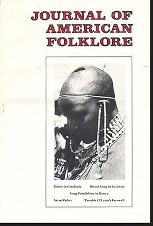 Seller image for Journal of American Folklore (Vol 103, No. 407, 1990) for sale by Diatrope Books