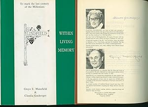 Seller image for Lindfield; Within Living Memory [Double Signed] for sale by Little Stour Books PBFA Member