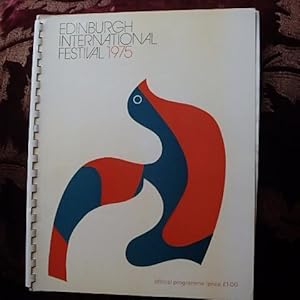 EDINBURGH INTERNATIONAL FESTIVAL 1975 - Official Programme