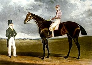 Seller image for Birmingham, the Winner of the Great St. Leger Stakes at Doncaster, 1830 68 Subscribers - 28 Started. By Filho da Puta, dam Miss Craigie by Orville. The Property of Mr. Beardsworth, To whom this Print by Permission is most respectfully dedicated by the Publishers, J.F. Herring and S. & J. Fuller for sale by Donald A. Heald Rare Books (ABAA)