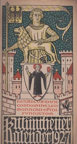 Bild des Verkufers fr Mnchener Kalender 1927. zum Verkauf von Antiquariat Carl Wegner