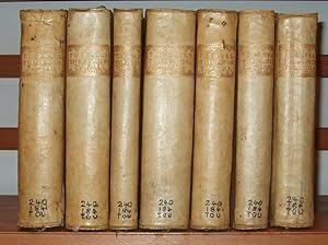 Praelectionum Theologicarum Honorati Tournely Continuatio ( 7 Volumes ) ( Vellum Bindings )