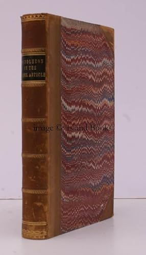 Imagen del vendedor de The Doctrine of the Greek Article applied to the Criticism and Illustration of the New Testament. With prefatory Observations and Notes by Hugh James Rose. New [Third] Edition. IN WHOLLY UNRESTORED CONTEMPORARY BINDING a la venta por Island Books