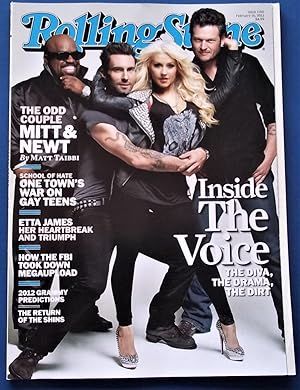 Image du vendeur pour Rolling Stone (Issue 1150, February 16, 2012) Magazine (The Voice Cover Feature) mis en vente par Bloomsbury Books