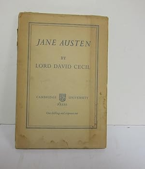 Image du vendeur pour Jane Austen mis en vente par Peter L. Stern & Co., Inc
