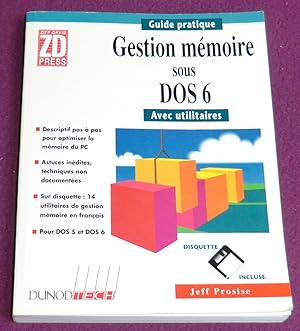 Bild des Verkufers fr GESTION MEMOIRE sous DOS 6 zum Verkauf von LE BOUQUINISTE