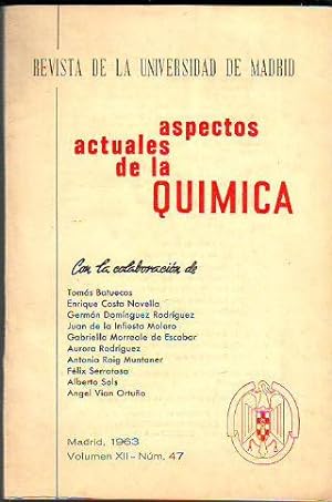 ASPECTOS ACTUALES DE LA QUÍMICA.