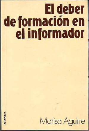 EL DEBER DE FORMACIÓN EN EL INFORMADOR.