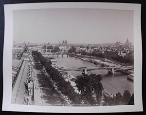 Fotografie: Panorama de Paris, en Amont du Pont Royal. Plattennummer: 1138. Fotograf: "X. Phot."