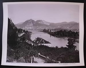 Fotografie: Rhein. Rolandseck, Nonnenwert und Siebengebirge. Plattennummer: 1810.