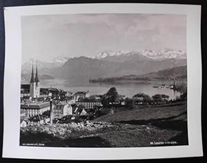 Fotografie: Lucerne et les alpes. Plattennummer: 80.