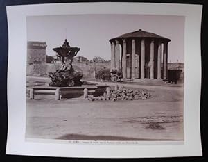 Fotografie: Roma. Tempio di Vesta con la Fontana eretta da Clemente XI. Plattennummer: 317.