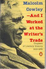 Image du vendeur pour And I Worked at the Writer's Trade: Chapters of Literary History, 1918-1978 mis en vente par Callaghan Books South