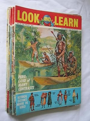 Look and Learn Magazine. Weekly Magazine, Jan to Nov, 1963, Nos 52 to 62, 64,65,or 66, Price is P...