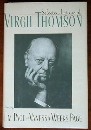 Seller image for Selected Letters of Virgil Thomson for sale by Canford Book Corral