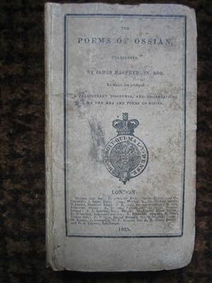 Bild des Verkufers fr The Poems of Ossian to which are prefixed a preliminary discourse and dissertations on the aera and poems of Ossian zum Verkauf von Tiger books