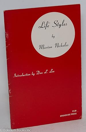 Seller image for Life styles; introduction by Don L. Lee for sale by Bolerium Books Inc.