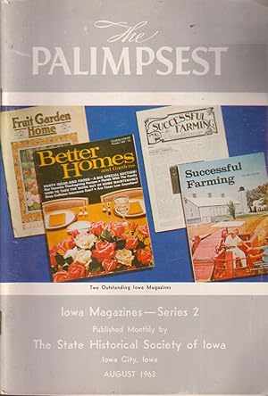 Imagen del vendedor de Iowa Palimpsest Magazine: Iowa Magazines Series 2 a la venta por Jonathan Grobe Books