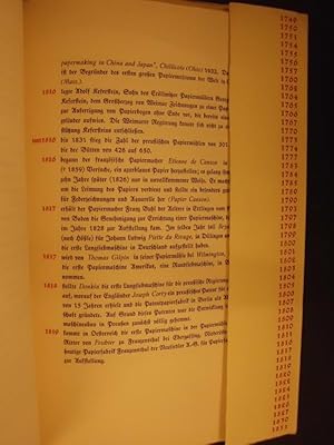 Papiermacherei in der Goethe-Zeit 1749-1832