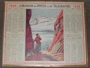 Almanach des postes & des télégraphes-1929.