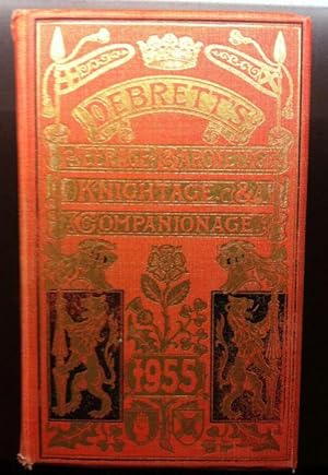Imagen del vendedor de Debrett's Peerage, Baronetage, Knightage, & Companionage 1955 a la venta por Inno Dubelaar Books