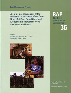 Seller image for A biological assessment of the terrestrial ecosystem of the Draw Rriver, Boi-Tano, Tano Nimiri and Krodosua Hills Forest Reserves, southwestern Ghana. for sale by Andrew Isles Natural History Books