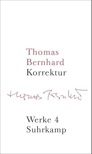 Immagine del venditore per Werke 04. Korrektur : Werke in 22 Bnden, Band 4 venduto da AHA-BUCH GmbH