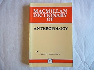 Seller image for Macmillan Dictionary of Anthropology for sale by Carmarthenshire Rare Books