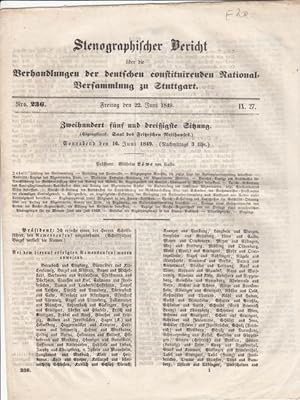 Stenographischer Bericht über die Verhandlungen der deutschen constituirenden National-Versammlun...