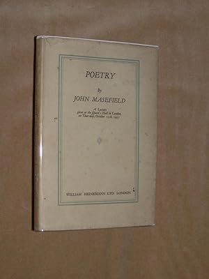 POETRY: A Lecture given at the Queen's Hall in London on Thursday, October 15th, 1931.