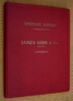 Immagine del venditore per CATALOGUE of James Gibb & Co. Ltd, Hand & Power Tools, Power Transmission Gear, Lifting Tackle, Gunmetal & Cast Iron Valves, Cocks Etc . Sundry Materials & Stores for Engineers, Etc.,+ with Loose 14 Page Catalog of Files & Rasps. 1955 venduto da Tony Hutchinson