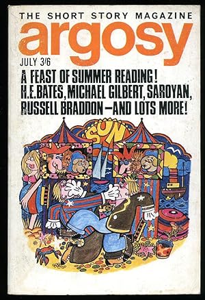 Seller image for Argosy | The Short Story Magazine of Complete Stories | Volume XXIX Number 7 | July, 1968 | H. E. Bates 'In the Middle of Nowhere'; William Saroyan 'The Swimmers'; Patrick Turnbull 'House on Stilts (Last Part); Michael Gilbert 'One-to-Ten'. for sale by Little Stour Books PBFA Member