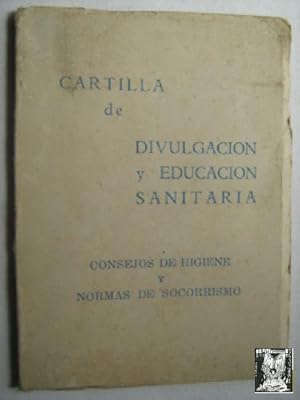 CARTILLA DE DIVULGACIÓN Y EDUCACIÓN SANITARIA