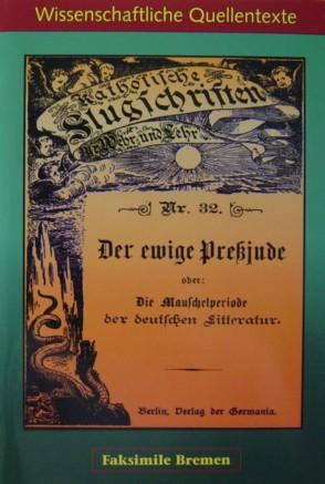 Seller image for Der Ewige Prejude for sale by Versandantiquariat Guba