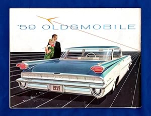 "59 Oldsmobile" Brochure with price list, color chart / Paul Brothers Oldsmobile. Automobile Ephe...
