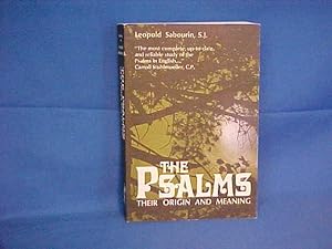 Seller image for The Psalms: Their Origin and Meaning for sale by Gene The Book Peddler