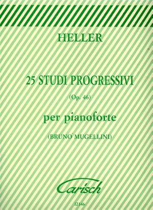 Bild des Verkufers fr 25 studi progressivi Op.46 per pianoforte. zum Verkauf von FIRENZELIBRI SRL