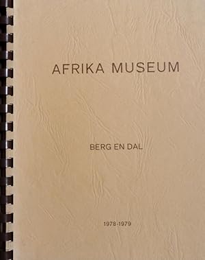 AFRICA MUSEUM Berg en Dal 1978 . 1979