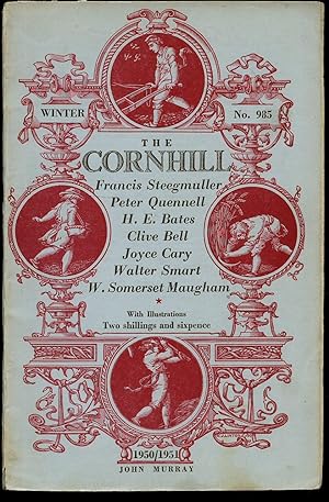 Image du vendeur pour The Cornhill Magazine | Winter, 1950-1951 | No. 985 | H. E. Bates 'The Flag'; Francis Steegmuller 'Chapels on the Riviera'; Peter Quennell 'Temples in Sicily'; Clive Bell 'Recollections of Lytton Strachey'; Walter Smart 'A New Egyptology'. mis en vente par Little Stour Books PBFA Member