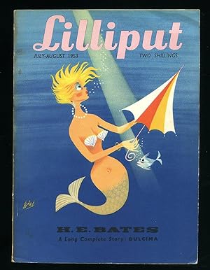 Seller image for Lilliput: The Pocket Magazine For Everyone | Volume 33 No. 2 | Issue No. 194 | July - August, 1953 | H. E. Bates 'Dulcima'; Dal Stivens 'The Miraculous Cricket Bat'; Honor Tracy 'Evening in Cork'; Sid Chaplin 'First Flight'; Nigel Gosling 'Dentist's Dilemma'. for sale by Little Stour Books PBFA Member