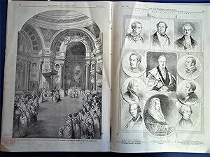 The Illustrated London News (Single Complete Issue: Vol. XXII No. 602, January 8, 1853) With Lead...