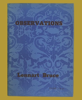 Seller image for Observations: An Agenda. for sale by Jeff Maser, Bookseller - ABAA