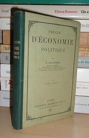 Bild des Verkufers fr PRECIS D'ECONOMIE POLITIQUE : Classe De Premire zum Verkauf von Planet's books