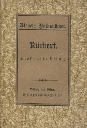 Seller image for Liebesfrhling Meyers Volksbcher for sale by Flgel & Sohn GmbH