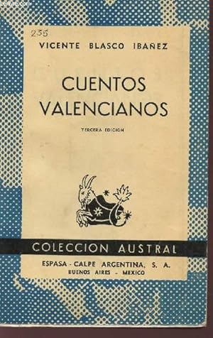 Seller image for CUENTOS VALENCIANOS - TERCERA EDICION - COLECCION AUSTRAL - N390. for sale by Le-Livre