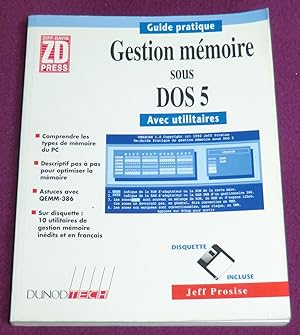 Bild des Verkufers fr GESTION MEMOIRE sous DOS 5 zum Verkauf von LE BOUQUINISTE