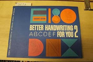 Seller image for Better Handwriting For You 2 for sale by Princeton Antiques Bookshop