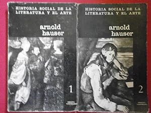 Seller image for Historia Social de la Literatura y el Arte. 2 vols. completo. for sale by Carmichael Alonso Libros